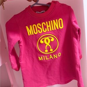 Moschino Kids Fuchsia Long Sleeve dress